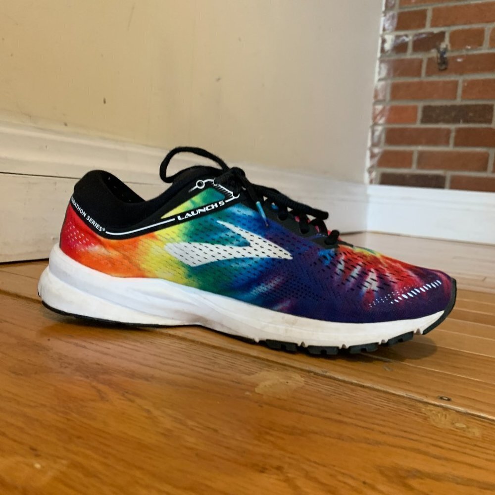 Brooks Launch 5 Sneakers Tie Dye Rock & Roll Marathon Series Athl… - Picture 12 of 13